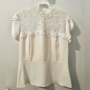 Amanda Uprichard women’s lace detail top
